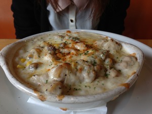 静岡市 なみへい食堂 キノコとチキンのクリームドリア