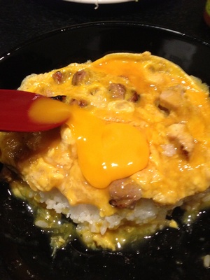 とん唐てん 一黒しゃも匠み炙り親子丼