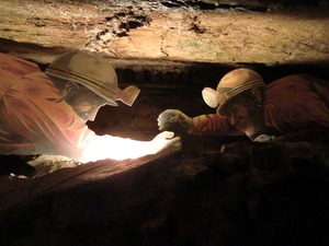 竜ヶ岩洞 展示 自由研究